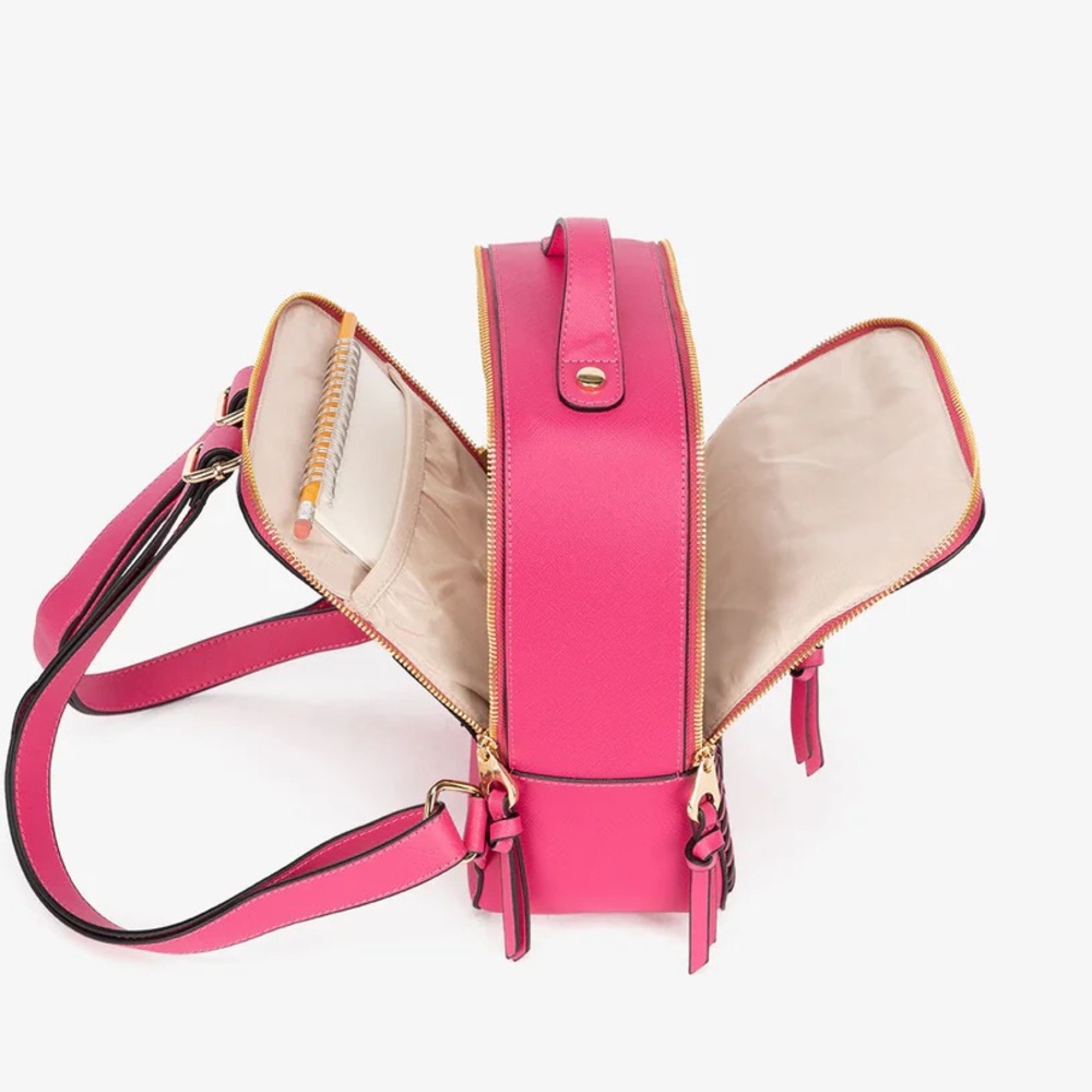 Kaya Mini Backpack in Dragonfruit - Picture 7 of 11